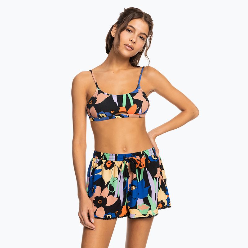 Дамски къси панталони за плуване ROXY Salty Tan 2021 anthracite flower jammin 2