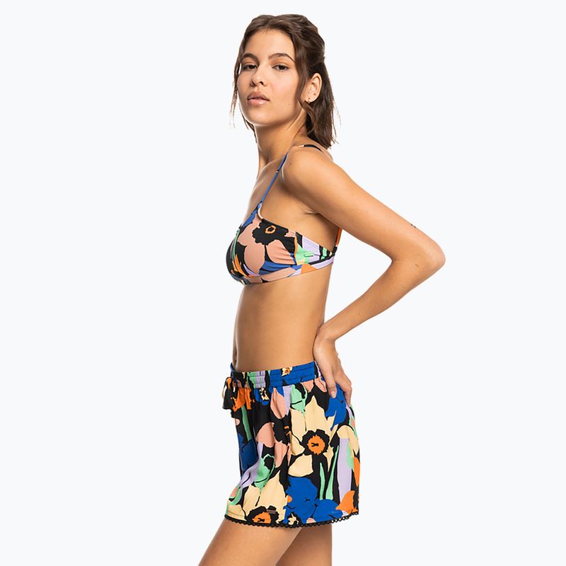 Дамски къси панталони за плуване ROXY Salty Tan 2021 anthracite flower jammin 3