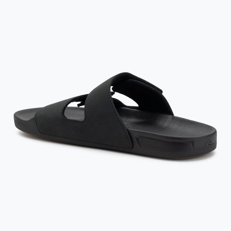 Quiksilver Мъжки джапанки Rivi Leather Double Adjust black 1 3