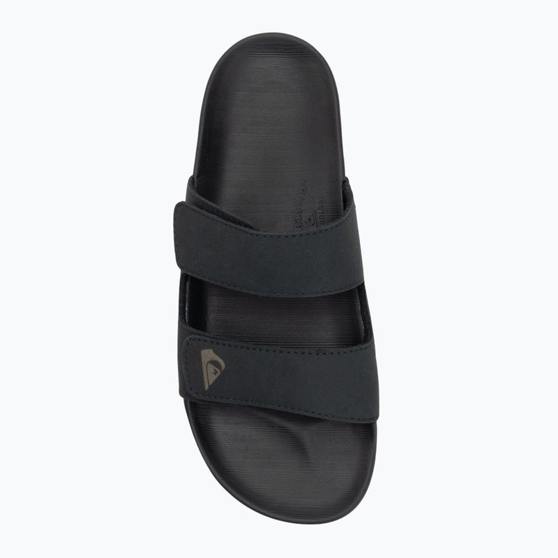 Quiksilver Мъжки джапанки Rivi Leather Double Adjust black 1 5