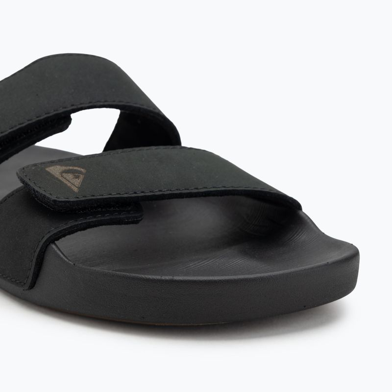 Quiksilver Мъжки джапанки Rivi Leather Double Adjust black 1 7