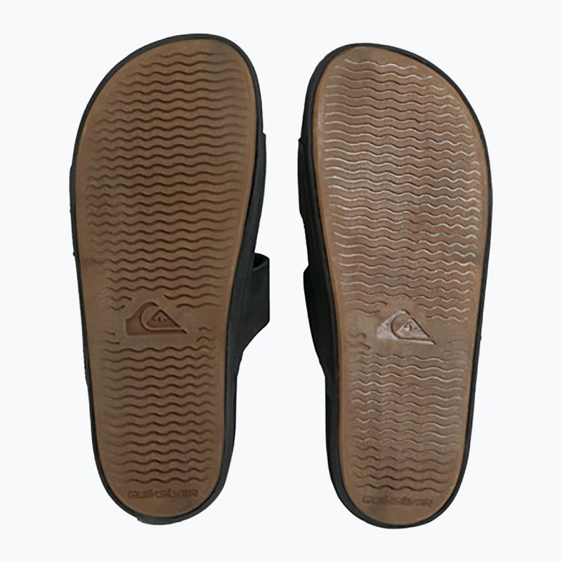 Quiksilver Мъжки джапанки Rivi Leather Double Adjust black 1 3