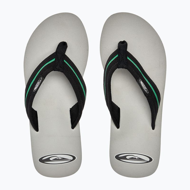 Мъжки джапанки Quiksilver Molokai Layback Saturn в бяло и черно AQYL101319 12