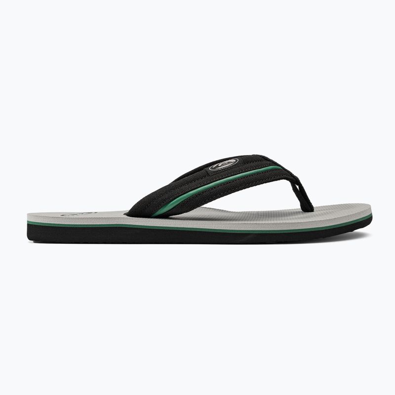Мъжки джапанки Quiksilver Molokai Layback Saturn в бяло и черно AQYL101319 2