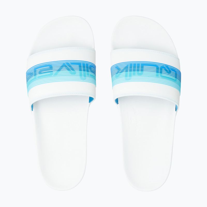 Мъжки джапанки Quiksilver Rivi Wordmark Slide white/blue/blue 12