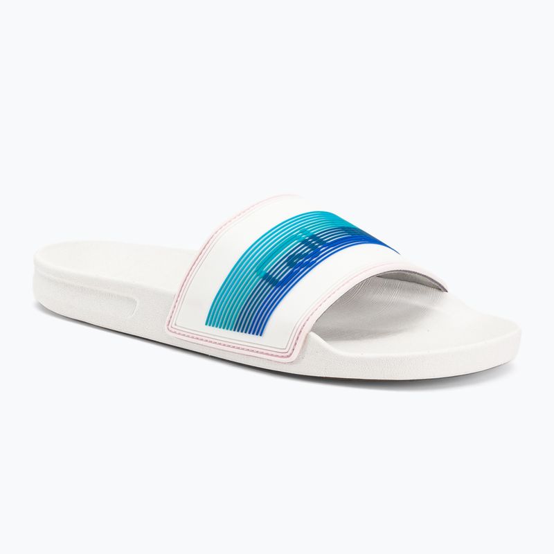 Мъжки джапанки Quiksilver Rivi Wordmark Slide white/blue/blue