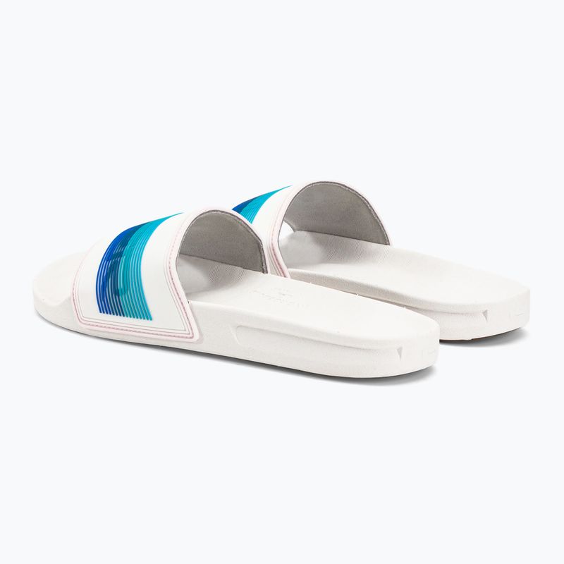 Мъжки джапанки Quiksilver Rivi Wordmark Slide white/blue/blue 3