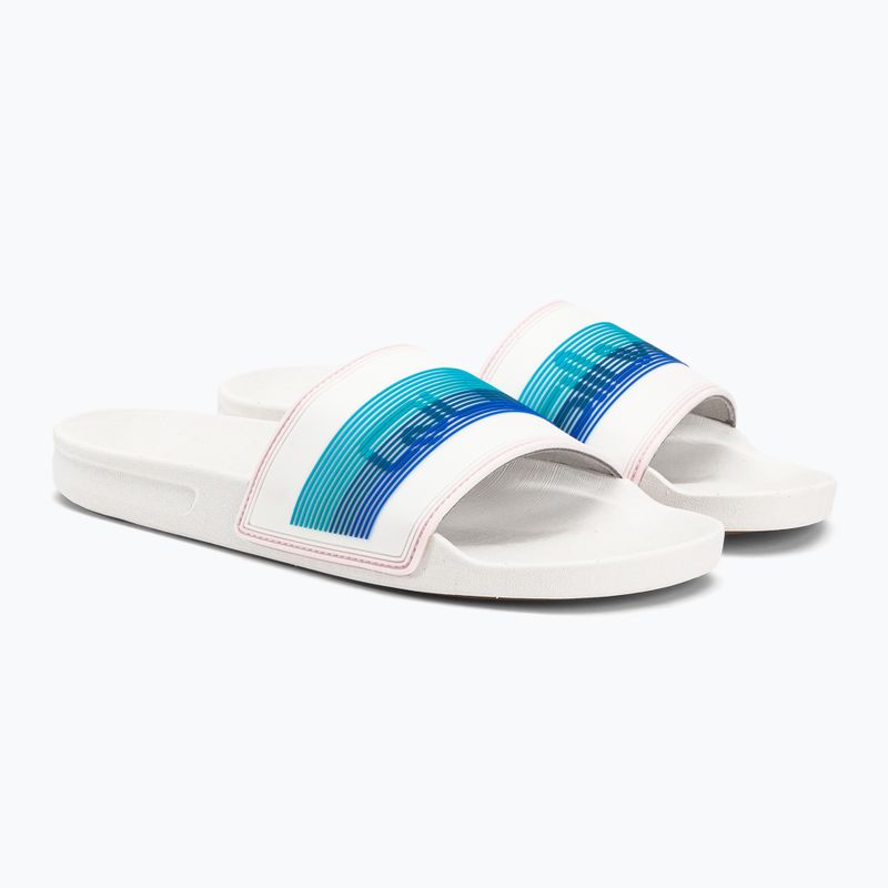 Мъжки джапанки Quiksilver Rivi Wordmark Slide white/blue/blue 4