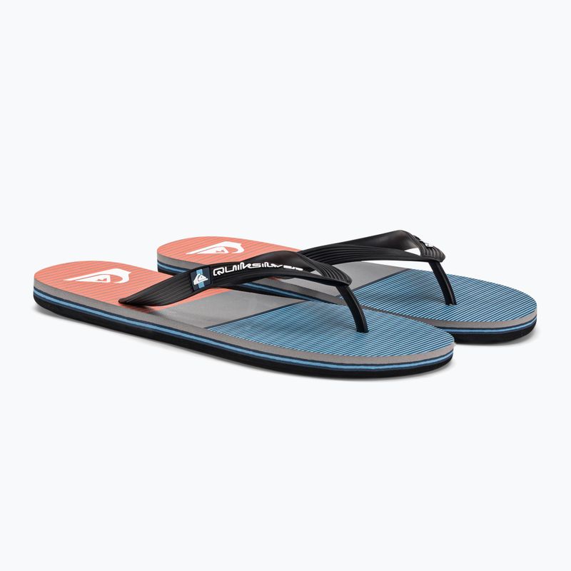 Мъжки джапанки Quiksilver Molokai Tijuana blue/blue/orange 4