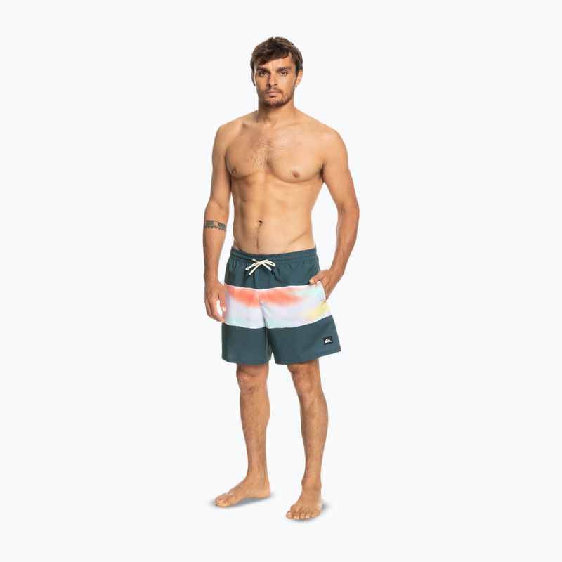 Мъжки къси панталони за плуване Quiksilver Surfsilk Air-Brush Volley 17Nb тъмносини EQYJV04011 2
