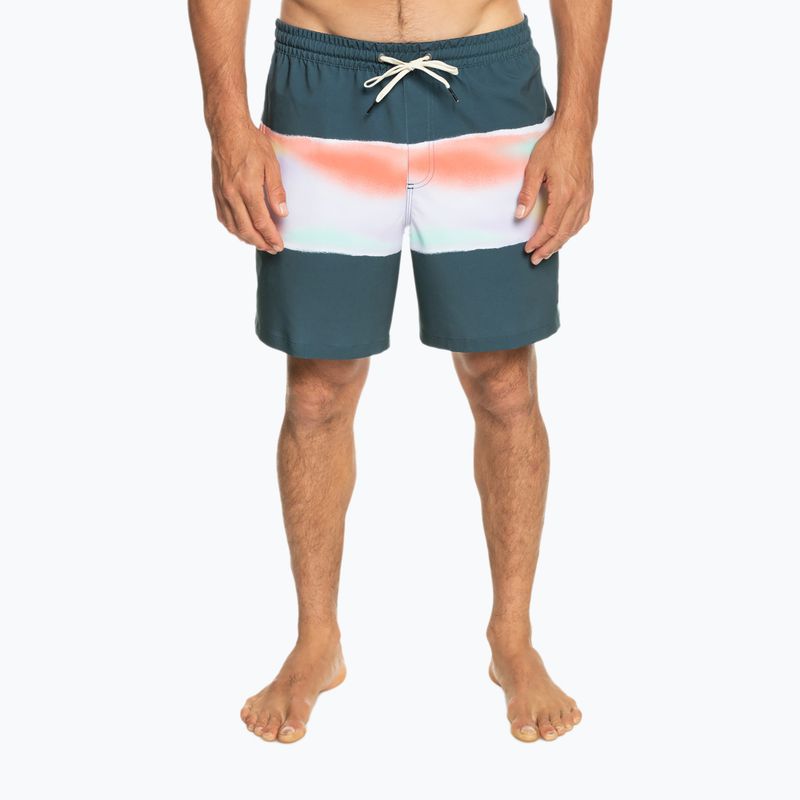 Мъжки къси панталони за плуване Quiksilver Surfsilk Air-Brush Volley 17Nb тъмносини EQYJV04011 2