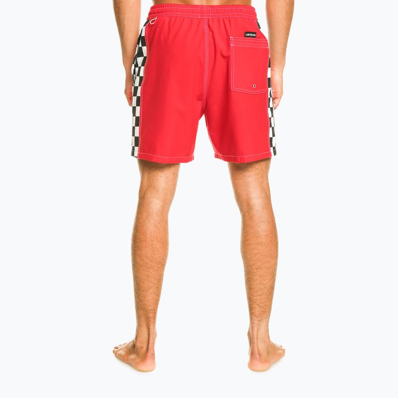 Мъжки къси панталони за плуване Quiksilver Original Arch Volley 17" червени EQYJV03995-RQC0 3