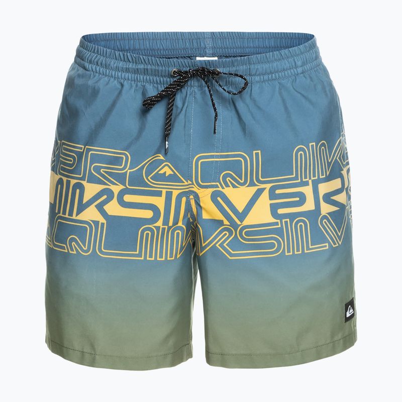Мъжки къси панталони за плуване Quiksilver Everyday Wordblock Volley 17", сини EQYJV04005-BYG6