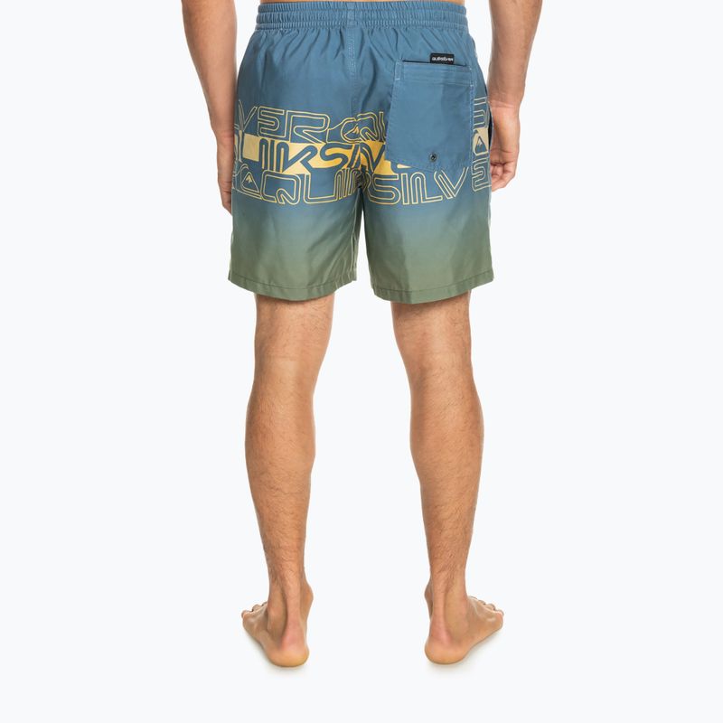 Мъжки къси панталони за плуване Quiksilver Everyday Wordblock Volley 17", сини EQYJV04005-BYG6 3