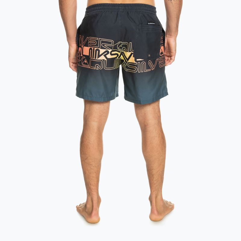 Quiksilver Мъжки къси панталони за плуване Everyday Wordblock Volley 17" Graphite EQYJV04005-KVJ6 3
