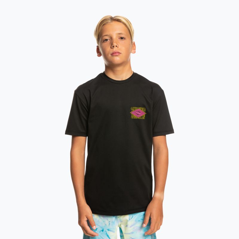 Детска блуза за плуване Quiksilver Radical Surf SS Y черна
