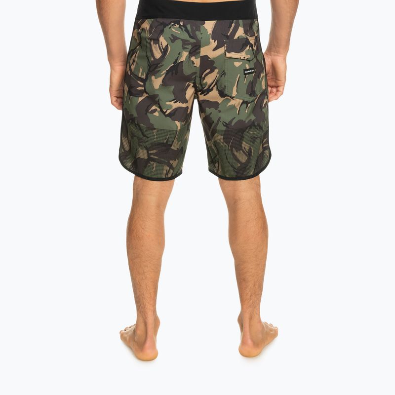 Мъжки къси панталони за плуване Highlite Scallop 19" Quiksilver, зелени EQYBS04761-CQY6 3