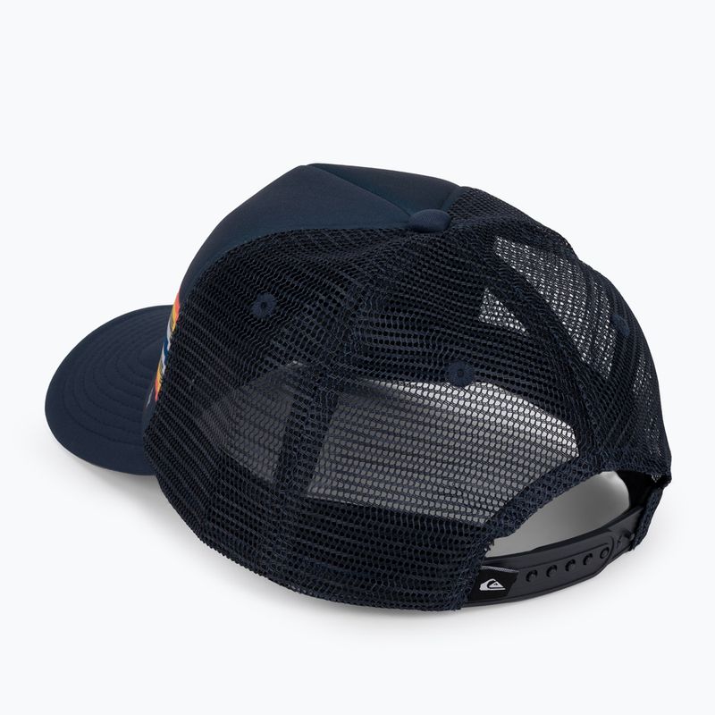 Мъжка бейзболна шапка Quiksilver Buzzard Coop navy blazer 3
