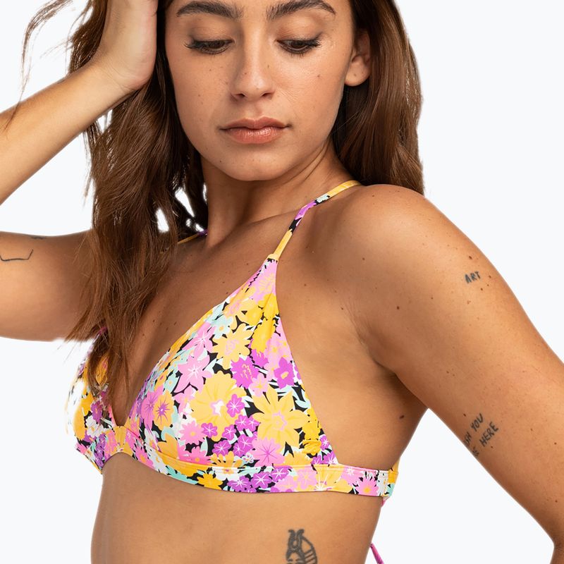 Горна част на бански костюм Billabong Sol Searcher Cross Back flowers 4