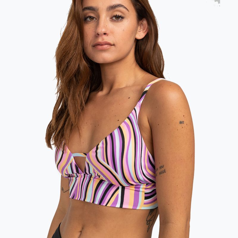 Горна част на бански костюм Billabong Sol Searcher V Neck Cami stripes 2