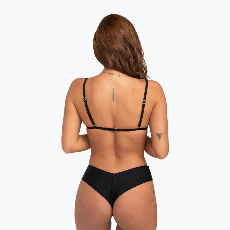Горна част на бански костюм Billabong Sol Searcher Bralette black pebble 5
