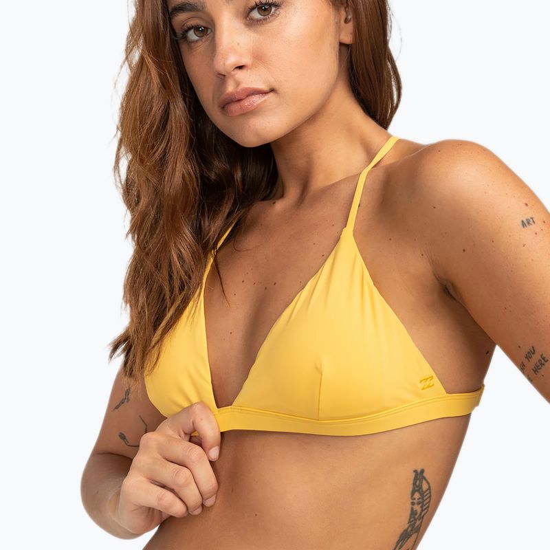 Горна част на бански костюм Billabong Sol Searcher Cross Back golden peach 3