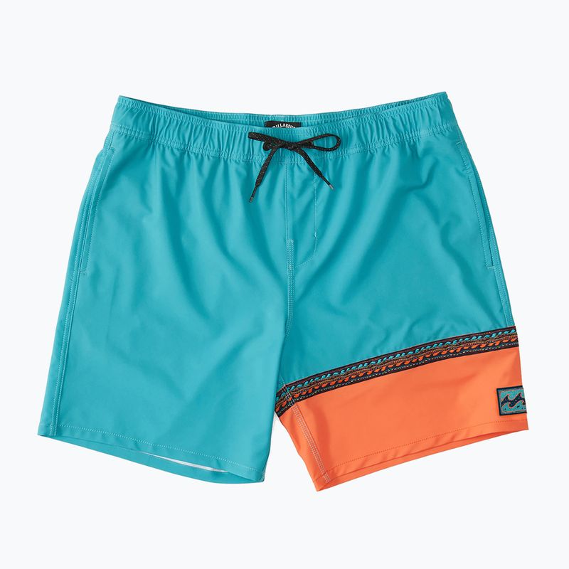 Мъжки къси панталони за плуване Billabong Burleigh Layback aqua