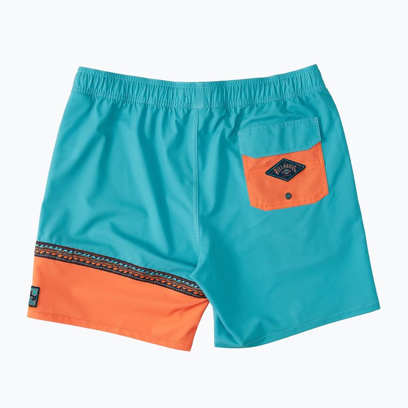 Мъжки къси панталони за плуване Billabong Burleigh Layback aqua 2