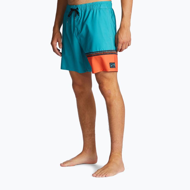 Мъжки къси панталони за плуване Billabong Burleigh Layback aqua 3