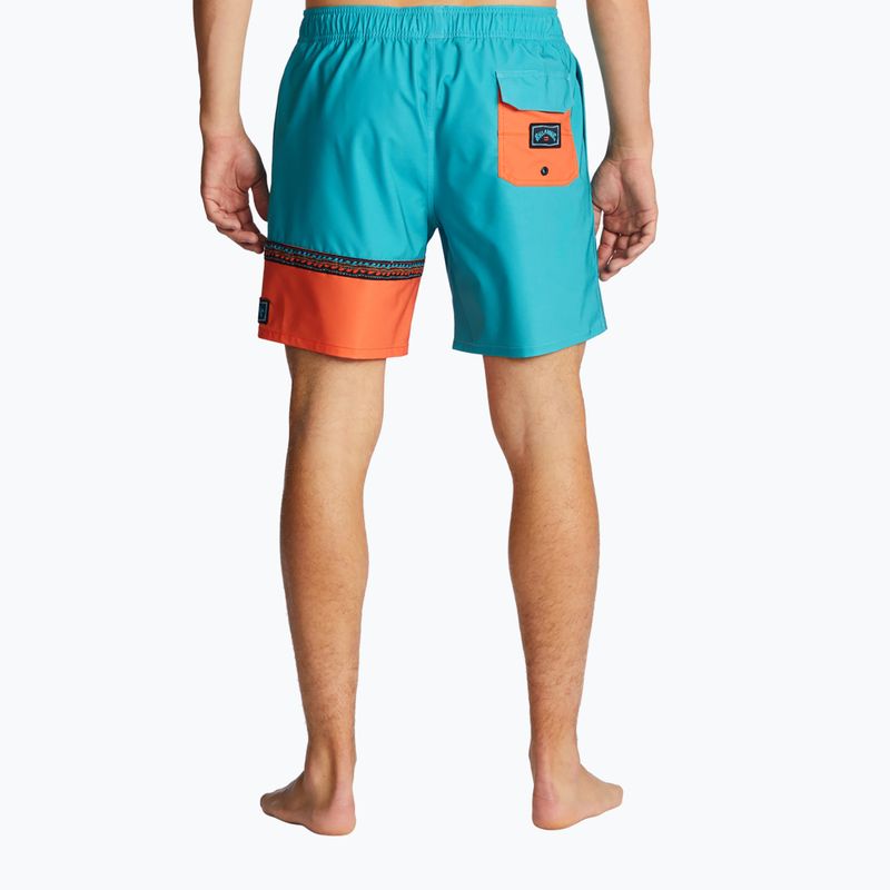 Мъжки къси панталони за плуване Billabong Burleigh Layback aqua 4