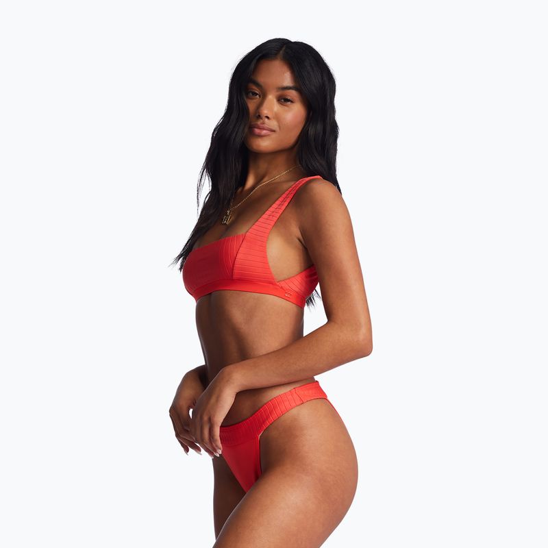 Горнища на бански костюми Billabong Lined Up Banded Hike bright poppy 6