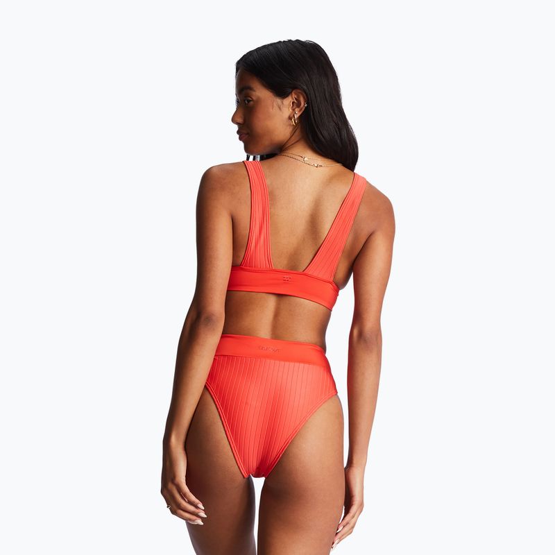 Горнища на бански костюми Billabong Lined Up Rise bright poppy 2