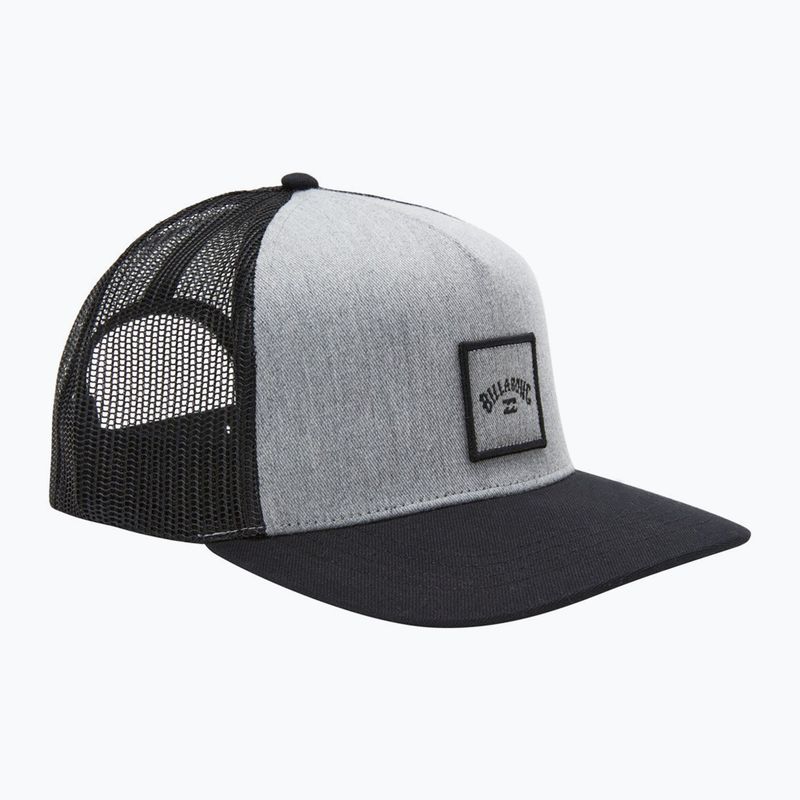 Мъжка бейзболна шапка Billabong Stacked Trucker grey heather 5