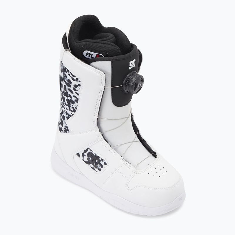 Дамски ботуши за сноуборд DC Phase Boa white/black print 6