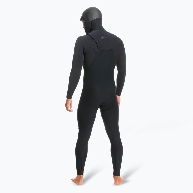 Мъжки неопренов костюм за плуване Quiksilver Highline 5/4/3 Chest Zip Hooded black 3