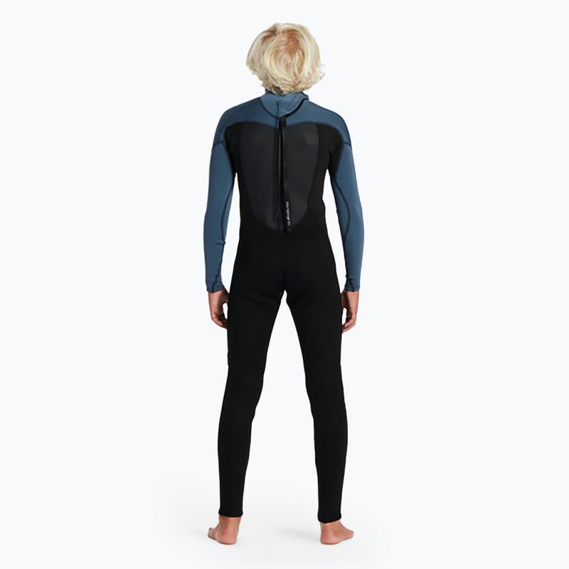 Детски неопренов костюм за плуване Quiksilver 3/2 mm Prologue BZ black/bering 2