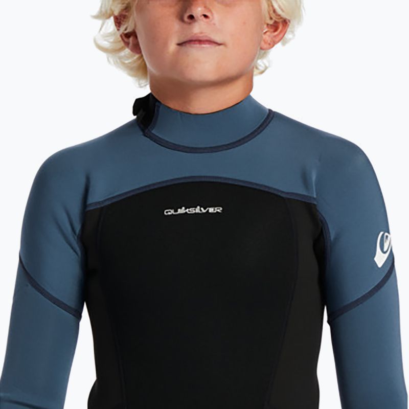Детски неопренов костюм за плуване Quiksilver 3/2 mm Prologue BZ black/bering 4