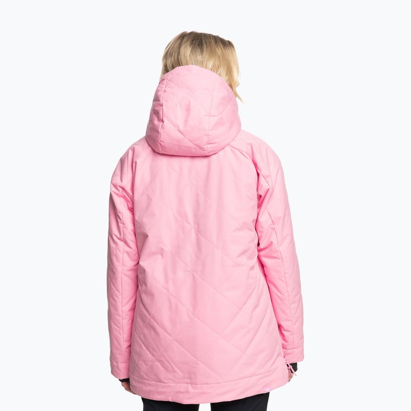 Дамско яке за сноуборд ROXY Radiant Lines Overhead pink frosting 2