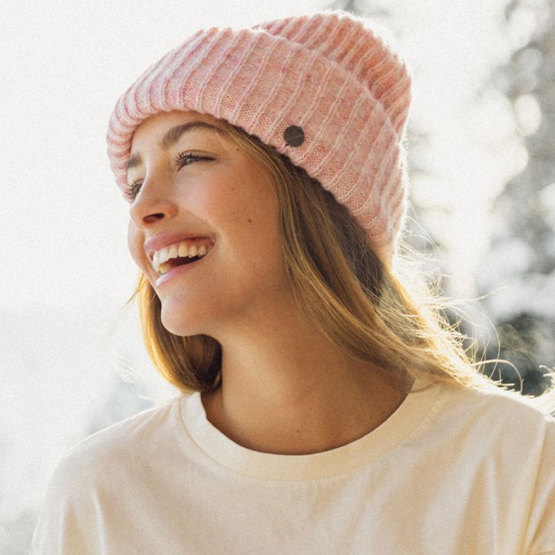 Дамска шапка за сноуборд ROXY Nevea Beanie pink frosting 10