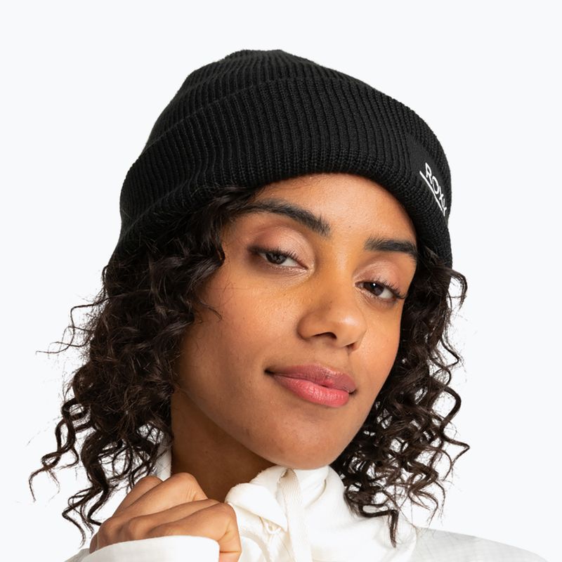Дамска шапка за сноуборд ROXY Folker Beanie true black 7