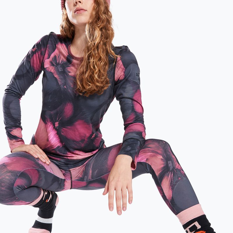 Дамска термоактивна блуза ROXY Daybreak Top true black pansy pansy 4