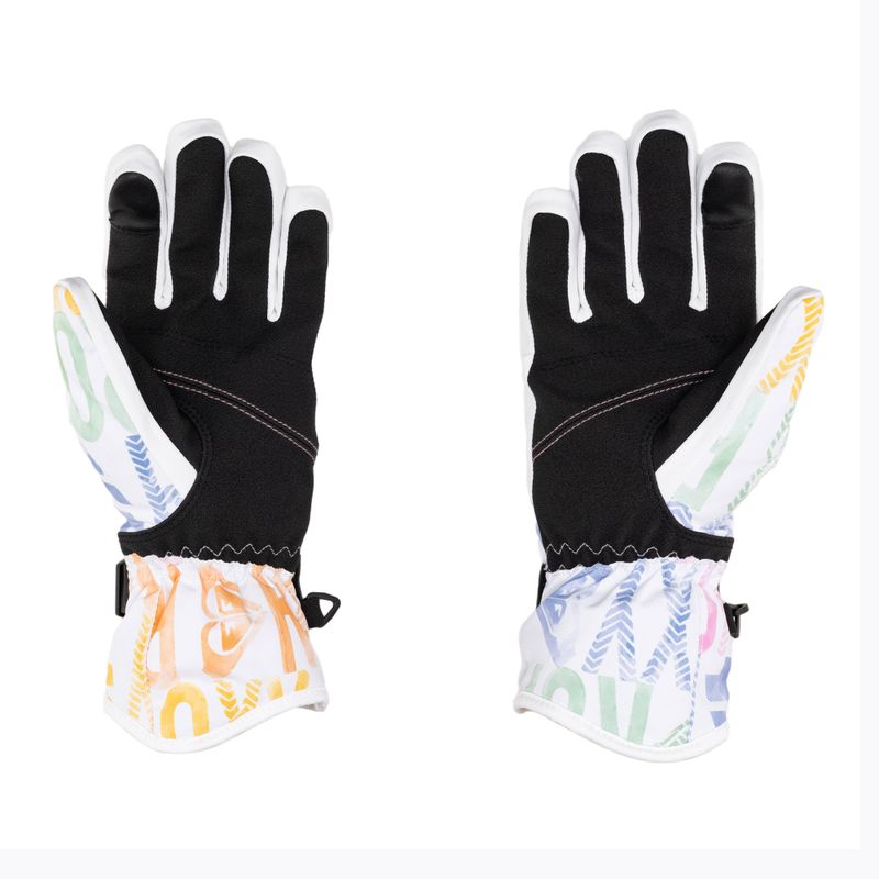Дамски ръкавици за сноуборд ROXY Jetty black bright white sapin 2