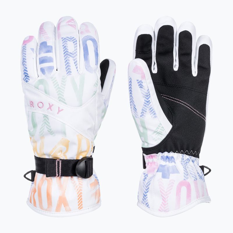 Дамски ръкавици за сноуборд ROXY Jetty black bright white sapin 5