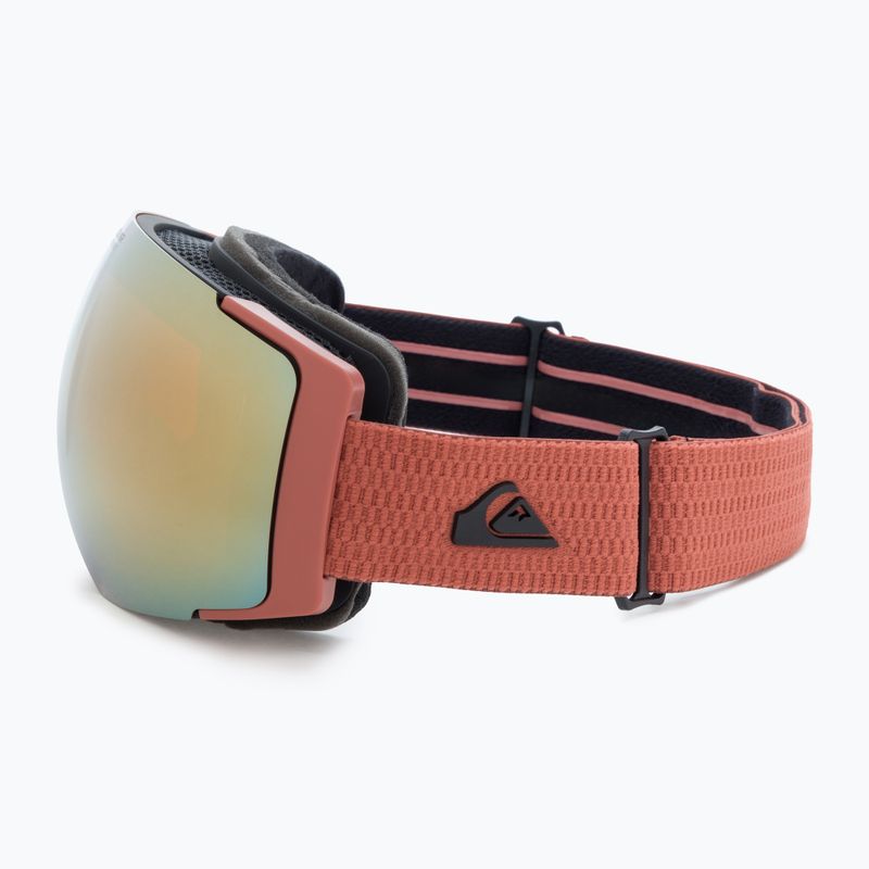 Очила за сноуборд Quiksilver Greenwood S3 black redwood / clux gold mi 4