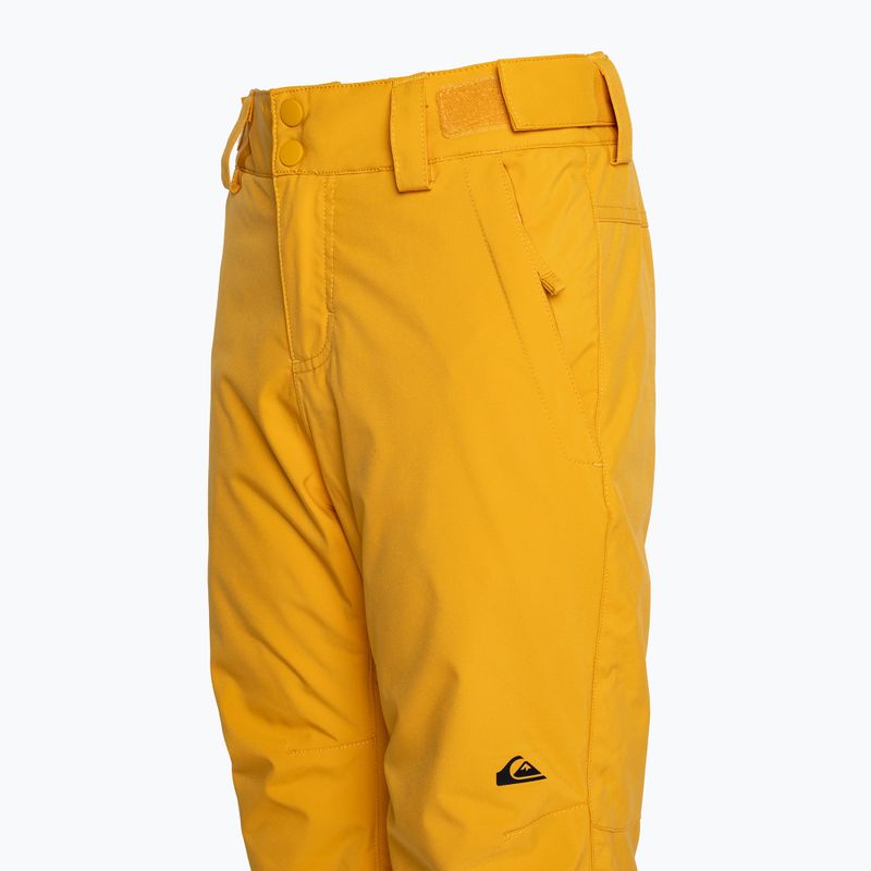 Quiksilver Estate Детски панталони за сноуборд Youth mineral yellow 7