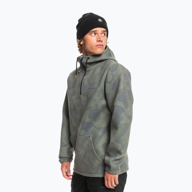Quiksilver Shredder Hoodie tie dye true black сноуборд суитшърт 4