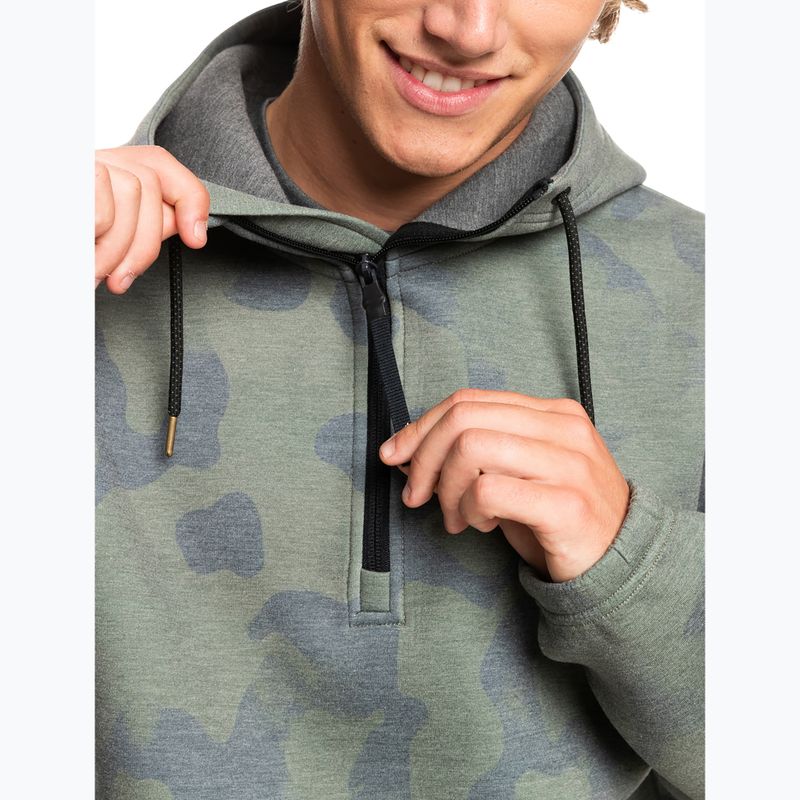 Quiksilver Shredder Hoodie tie dye true black сноуборд суитшърт 5