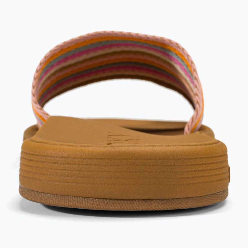 Дамски чехли ROXY Beachie Breeze tan/crazy pink 6