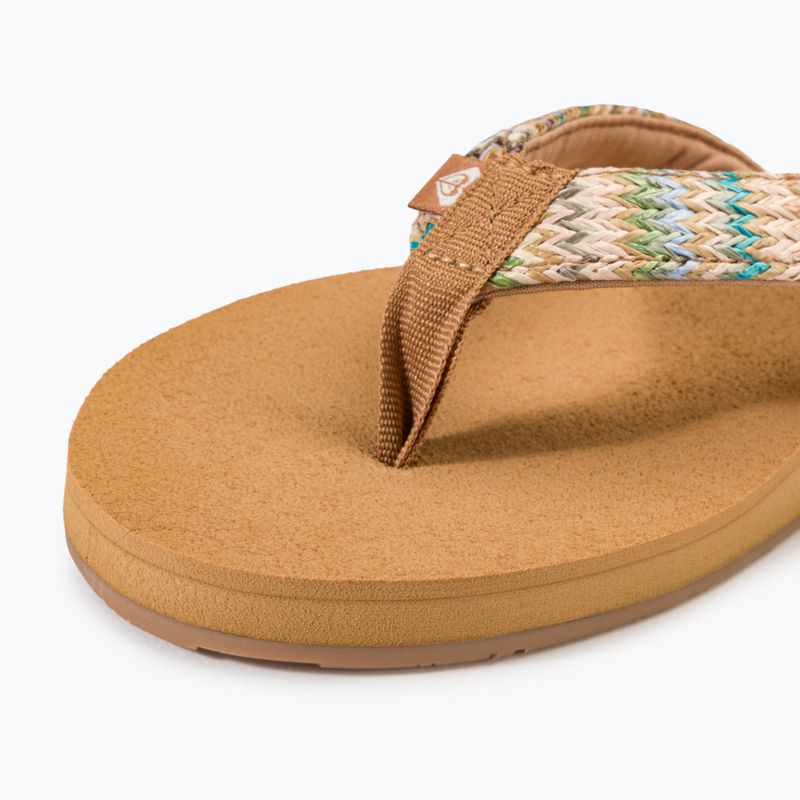 Дамски джапанки ROXY Porto Raffia II multi/olive 7