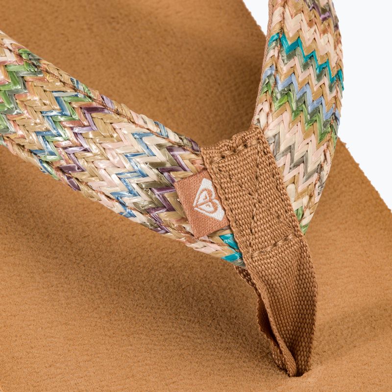 Дамски джапанки ROXY Porto Raffia II multi/olive 8